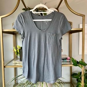 Loft Vintage Soft Tee in Blue Stripe